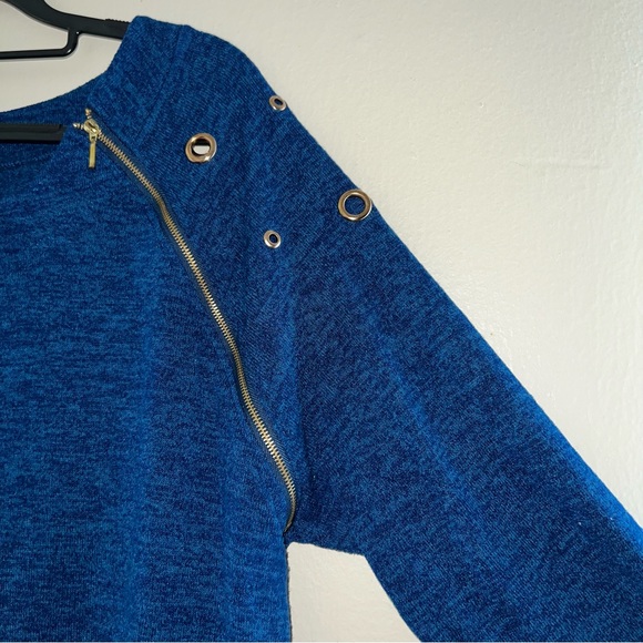 Navy Blue, Long Sleeved Shirt, Size 2XL - Picture 4 of 5